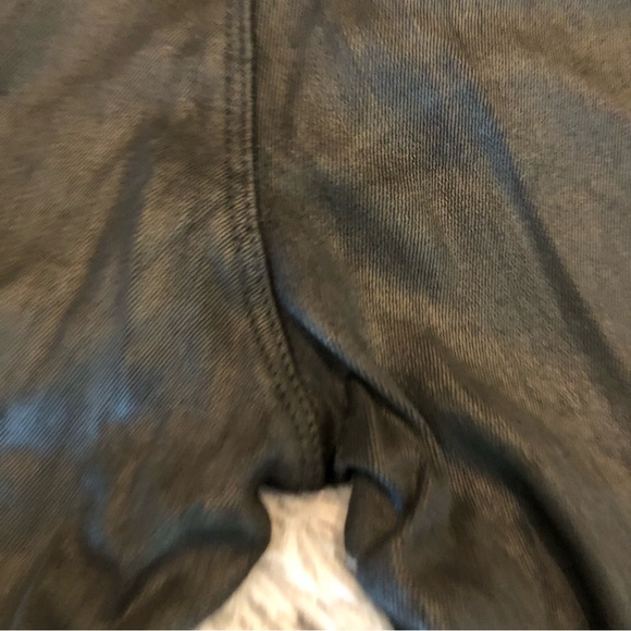 DL1961 Women’s 29 Haven Coated Asphalt High Rise Legging  Black Jean Witchy - Picture 11 of 16